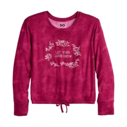 Girls 6-20 SO® Cozy Cinch Hem Tee in Regular & Plus Size