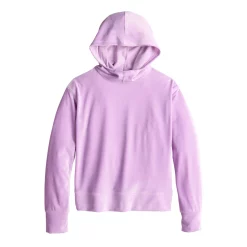 Girls 7-16 SO Cozy Corded Velour Hoodie in Regular & Plus Size