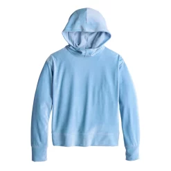 Girls 7-16 SO Cozy Corded Velour Hoodie in Regular & Plus Size -Cheap SO Store 5745781 Light Blue