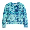 Girls 7-16 SO Cozy Velour Pullover Crewneck in Regular & Plus Size