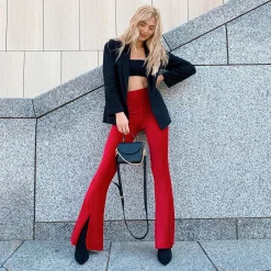 Juniors' SO® High-Rise Pull on Flare Pants -Cheap SO Store 6120605 ALT2