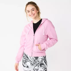 Juniors' SO® Favorite Long Sleeve Zip-Up Hoodie -Cheap SO Store 6171409 Stella Purple